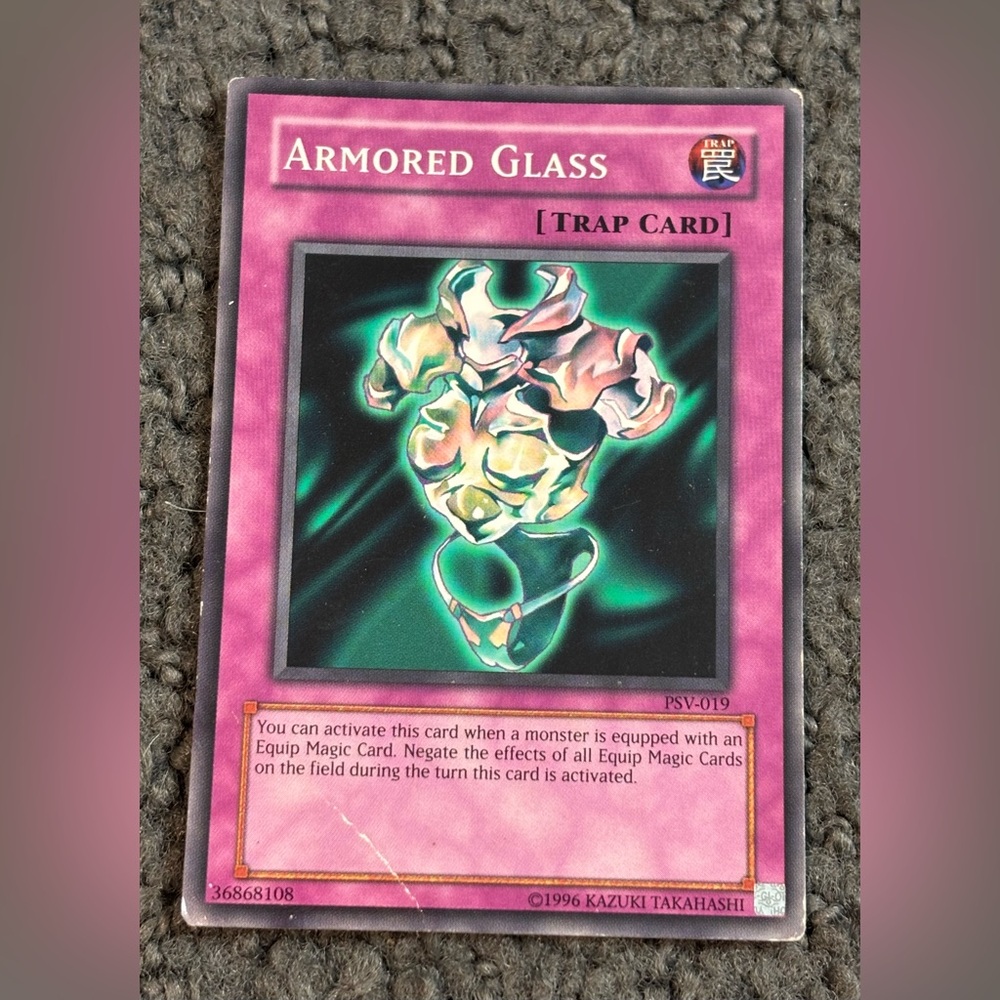 Yu-Gi-Oh Armored Glass PSV-019